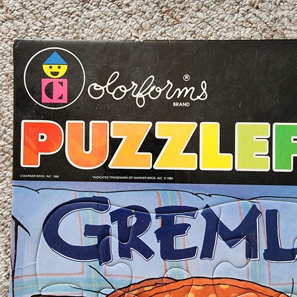 Toys | Vintage Colorforms Puzzleforms Gremlins Puzzle | Poshmark